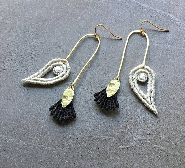 taro abstract modern earrings
